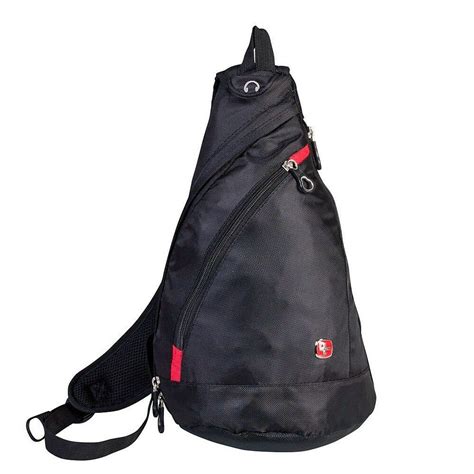 swiss gear sling bag with rfid blocking pocket black|swiss gear rfid pocket.